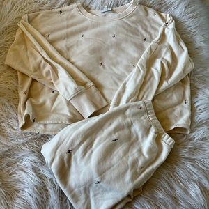 Lightning bolt Sweat Set